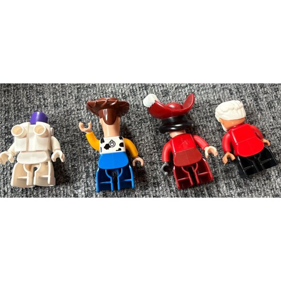 Set Of 4 LEGO Duplo Figures: Santa Claus Buzz Lightyear Captain Hook & Woody Cha - Picture 2 of 6
